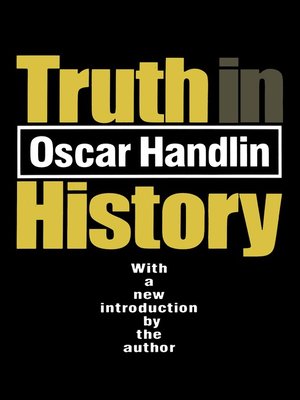 cover image of Truth in History